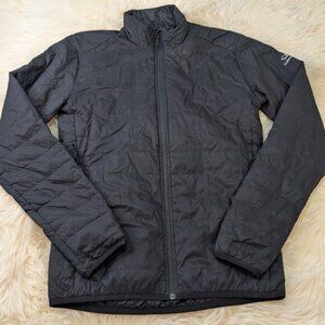 Icebreaker Merino Black Wool Lightweight Puffer Jacket Men Size Small